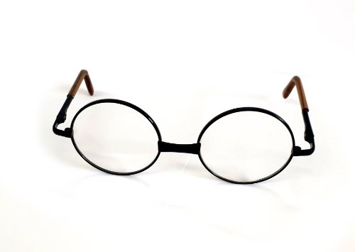 H.05 검정테 안경 (20cm 아이돌인형용)